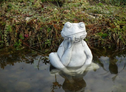 Garden decoration frog terrace decorative stone figurines figure statue